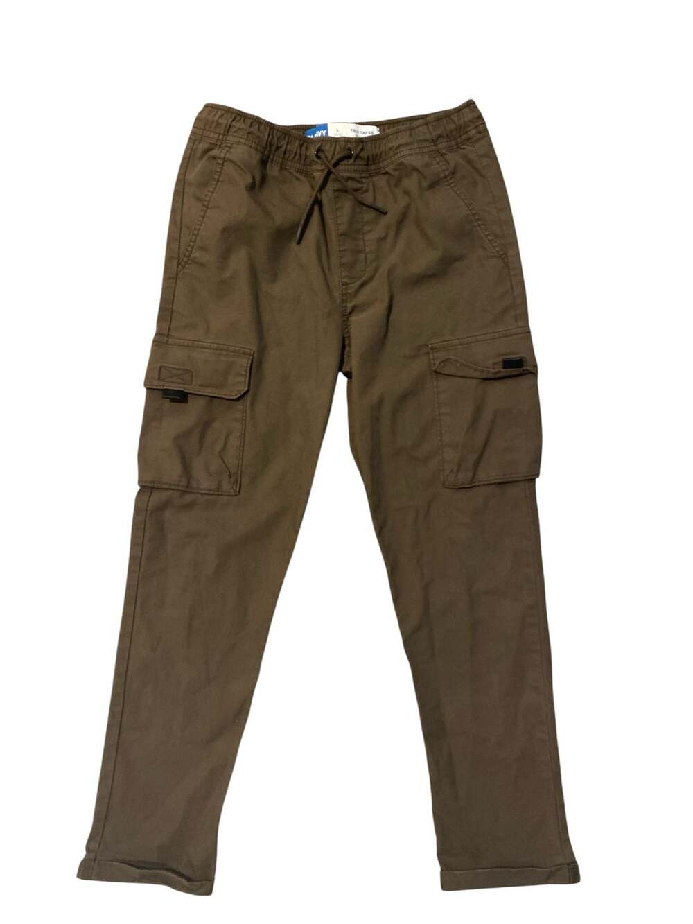 Old Navy Boys Tech Taper Quick Dry Cargo Pants Brown Size L (10-12)
